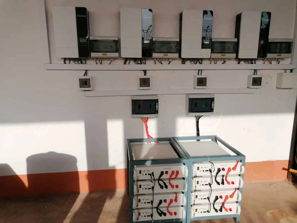 Installation of 40kW Pytes Batteries and Growatt Inverters in Africa