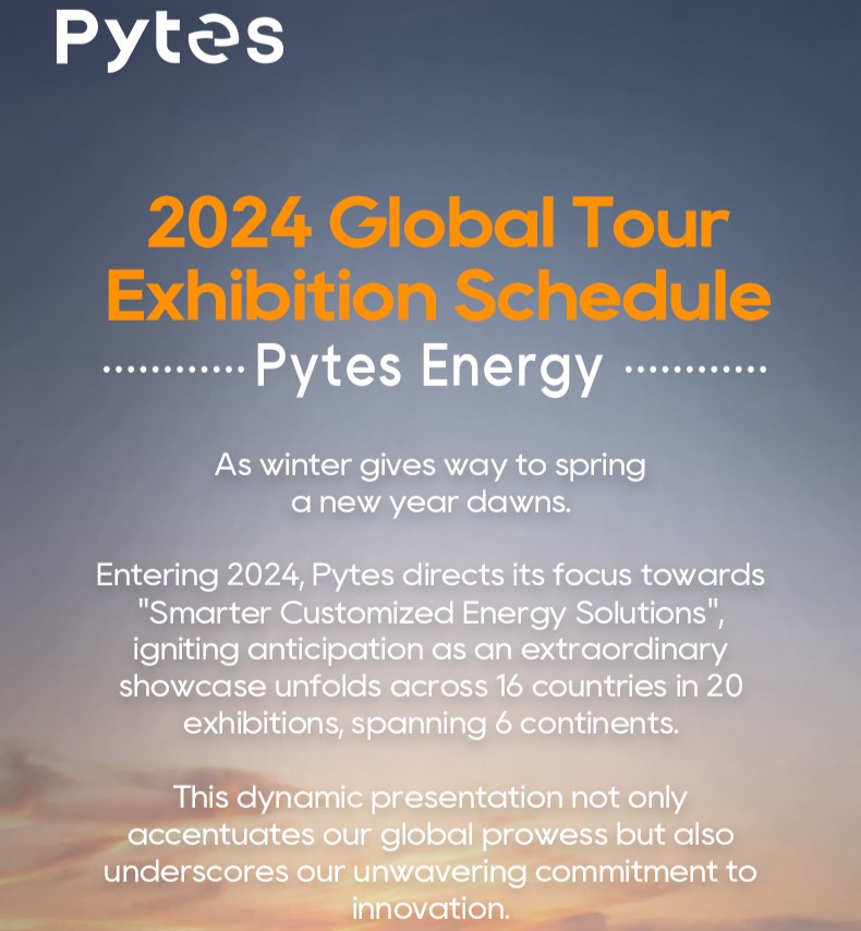Pytes Energy 2024 Exhibition Schedule