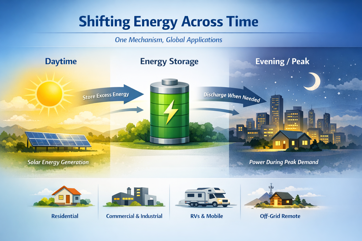 Shifting Energy Across Time: How PV + Storage Unlocks Global Energy Efficiency