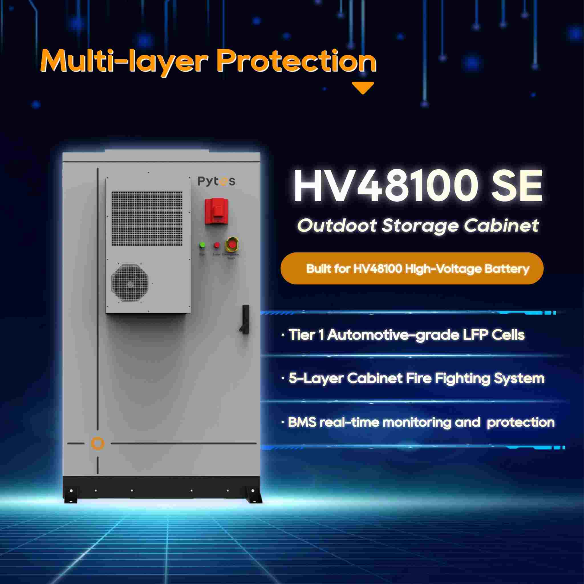 Pytes HV48100 SE High Voltage Energy Storage System